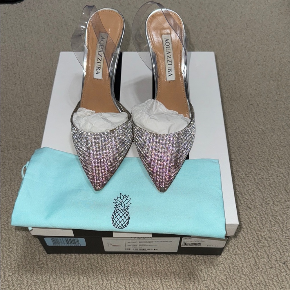 Aquazzura Silver Women's Shoes